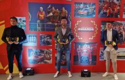 Il pilota trinese Luca Demarchi premiato dalla Ferrari