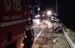 Sp11: frontale tra auto e camion in direzione Vercelli, un ferito grave
