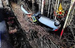 Boccioleto: auto esce di strada e precipita per 5 metri, un ferito 