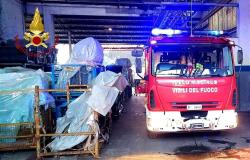 Santhià: in fiamme un macchinario ad olio