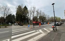 Vercelli: lavori davanti a parco Camana