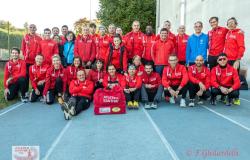 Podio per Atletica Santhià e Atletica Vercelli 1978
