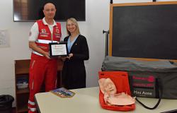 Trenta kit  per la rianimazione cardiopolmonare alla Cri