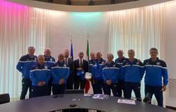 Calcio camminato: la Nazionale over 50 ricevuta dal ministro Abodi