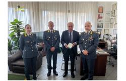 Il sindaco Scheda visita il Comando della Guardia di finanza