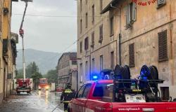 Maltempo e grandine a Borgosesia: gli interventi dei Vigili del fuoco