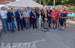 Taglio del nastro per la Sagra d'la pulenta e marlüs