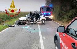 San Germano: scontro auto-furgone, uomo in codice rosso