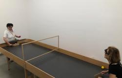 Lo Showdown, il ping pong per chiechi, ipovedenti e... bendati