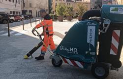 Borgosesia: un nuovo macchinario per pulire la città