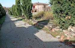 Borgo Vercelli: chiuso il viale che porta al cimitero