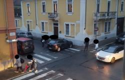 Incidente all'incrocio  tra via Durandi e via Borgogna