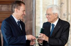 Fabio Ravanelli a Roma riceve l'onorificenza di Cavaliere del lavoro
