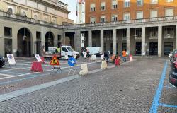 Vercelli:  lavori in piazza Zumaglini