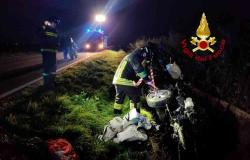 Lignana: esce di strada con l'auto e finisce in un canale