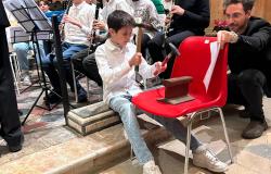 Vercelli: esibizione della media "Ferrari" in san Pietro Martire