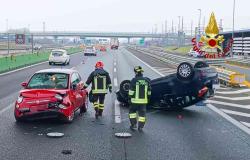 Incidente stradale sulla A4 tra Balocco e Greggio