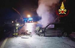 Varallo-Balmuccia: scontro tra auto, una persona ferita 