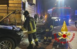 Scontro tra due auto in piazza Camana: un ferito 