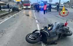 Candelo: auto contro scooter, una persona in gravi condizioni 