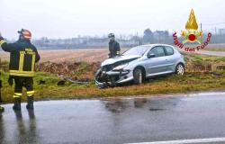 Scontro tra due auto in direzione Palestro