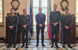 Vercelli: il prefetto riceve tre allievi sottotenenti della Guardia di finanza