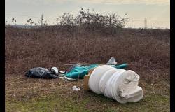 Discarica abusiva alle porte della città