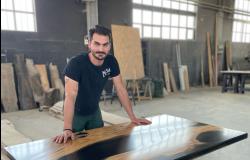 Vercelli: tavoli che sono pezzi unici, creati interamente a mano