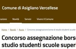Asigliano: 12 borse di studio