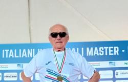 Due titoli italiani per il vercellese Andrea Corvetti, 94 anni
