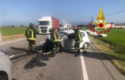Scontro tra 4 automezzi sulla Sp230 a Buronzo