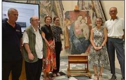 Borgogna: La Madonna del Lanino dopo il restauro