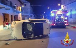 Livorno Ferraris: scontro tra due auto, uomo bloccato nell'abitacolo 