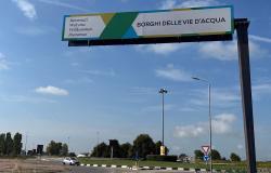 Posizionati i nuovi portali di accesso ai Comuni dei Borghi delle Via d'acqua