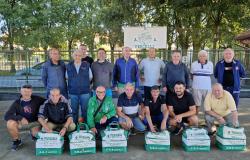I vincitori della gara sociale Bocciofila Aravecchia