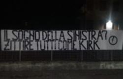 Nuovo striscione del Blocco Studentesco sull'assassinio di Charlie Kirk