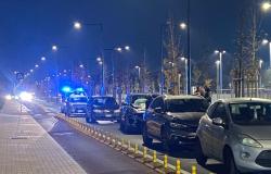 Tamponamento a catena in corso Avogadro di Quaregna