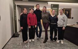 Quattro giovani ballerini al Workshop Dance Intensive
