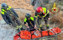 Esercitazione dei Vigili del fuoco sul Mottarone