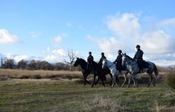 Biellese: i carabinieri a cavallo deterrente contro lo spaccio nei boschi