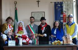 Prarolo, Carnevale: consegna delle chiavi a Pinutin e Pinutin-a