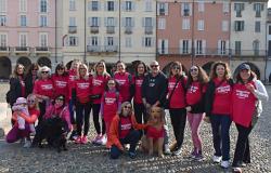 Vercelli: tutti i volti della Camminata in Rosa (FOTOGALLERY)