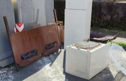 Discarica a cielo aperto in via Failla