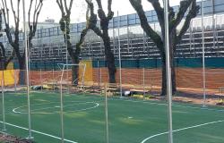 Parco Camana: nuovo campo da calcetto e manutenzione campo da basket