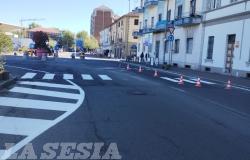 Corso Gastaldi: rifatte le strisce pedonali e la segnaletica orizzontale