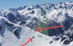 Scialpinista tedesco infortunato recuperato con l'elicottero nel Cuneese