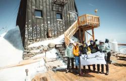 Da Genova alla Capanna Margherita in 11 ore e 7 secondi tra bici e sci