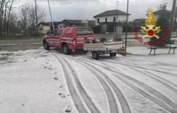 Forte grandinata sulla Lomellina, Vigevano la citt&agrave; pi&ugrave; colpita