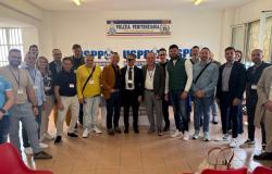 I vertici del sindacato di Polizia Penitenziaria (USPP) visitano il carcere