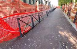 Viale Garibaldi: a buon punto i lavori per la pista ciclabile